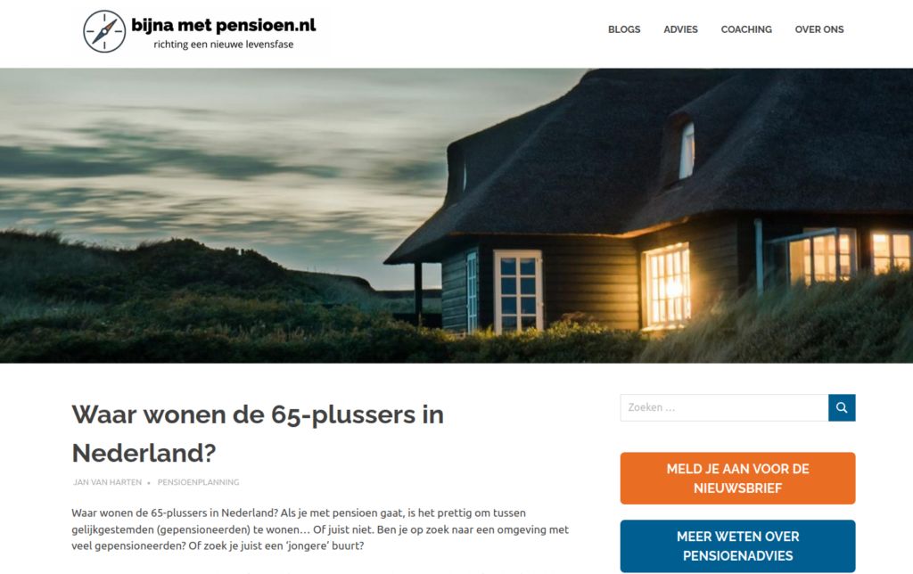 Bijna met pensioen